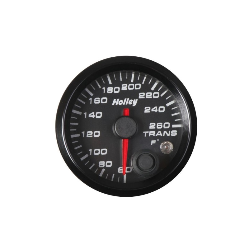2-1/16 Holley Trans Temp Gauge-blk HOLLEY 26-605