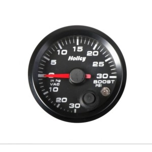2-1/16 Holley Boost/vac Gauge-blk HOLLEY 26-606