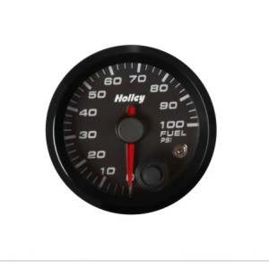 2-1/16 Holley Fuel Pres Gauge-blk HOLLEY 26-608