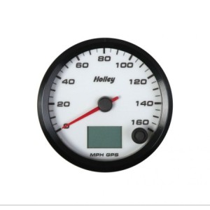 3-3/8 Holley 160 Gps Speedo-wht HOLLEY 26-612W