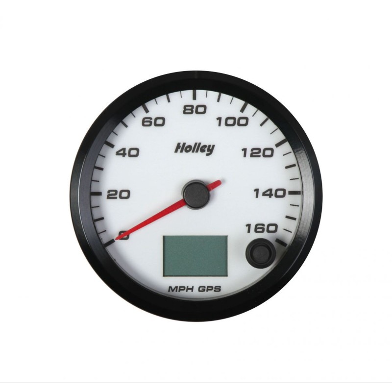 3-3/8 Holley 160 Gps Speedo-wht HOLLEY 26-612W