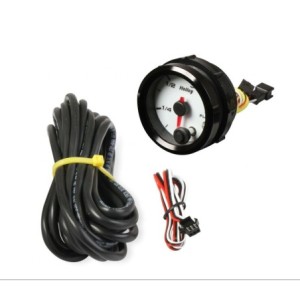 2-1/16 Holley Fuel Level Gauge-wht HOLLEY 26-614W