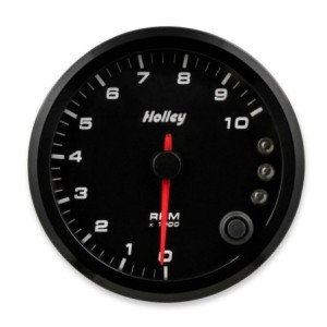 3-3/8 Holley 10k Tach W/shft Lgt-blk HOLLEY 26-617