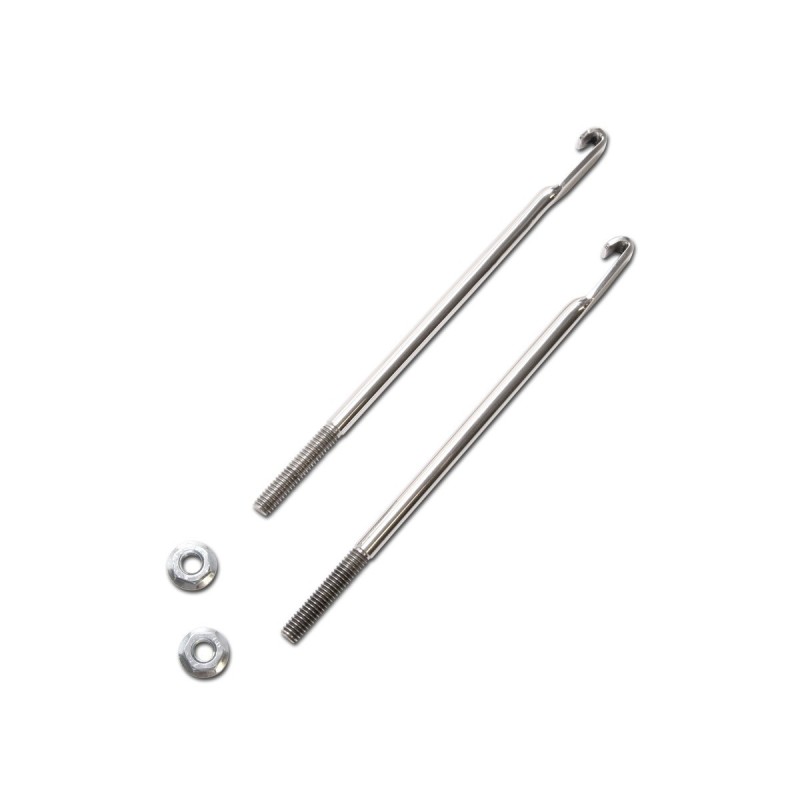 FORD MUSTANG 1967-1970 RETENEUR DE BATTERIE EN INOX SERIES 24F Battery hold down bold kit stainless steel 24F series SCOTT DRAKE