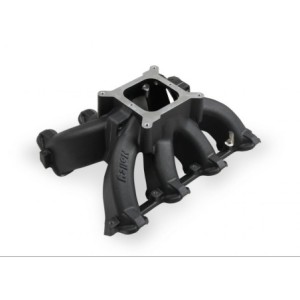 Int Mnfd Cathedral Split Sgl-pln Carb-bl HOLLEY 300-256BK