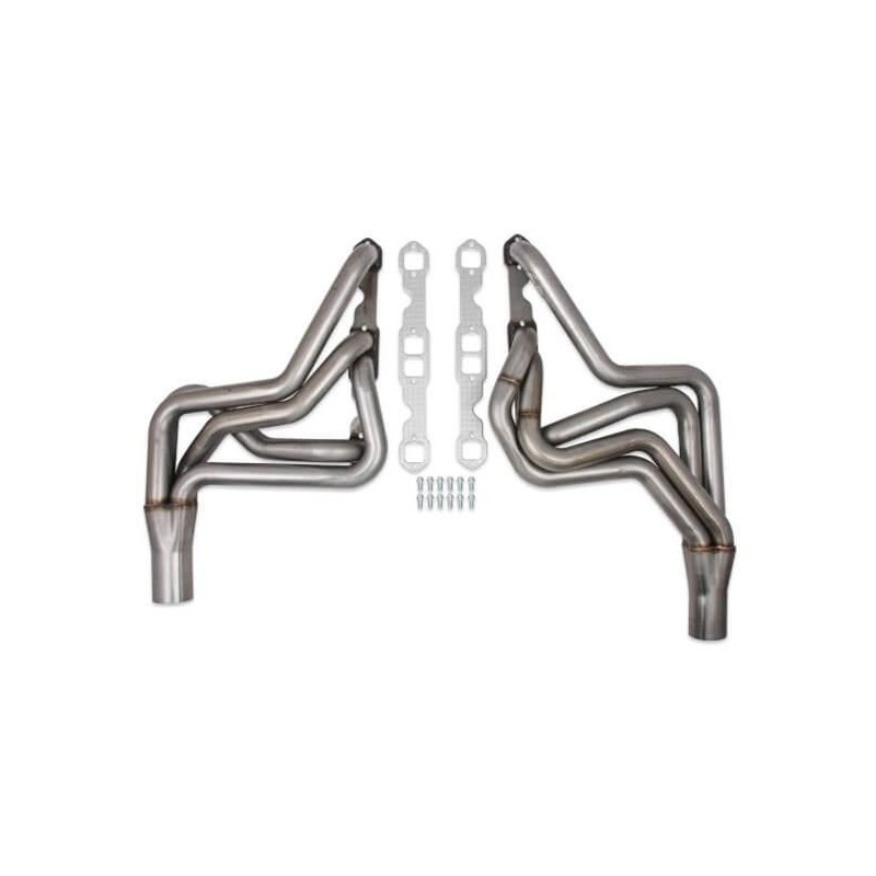OLDSMOBILE CUTLASS 350 CI 1975 COLLECTEUR ECHAPPEMENT RacingHeart Street Stock Headers Long Tube 409 Stainless Steel 1 5/8 in. P