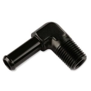 Obsolète TUBE NOIR TUYAU CHAUFFAGE DURITE FORD 5/8 POUR FILETAGE ADMISSION 1/2 NPT COUDE A 90 Hose Barb 5/8 In. Hose To 1/2 In