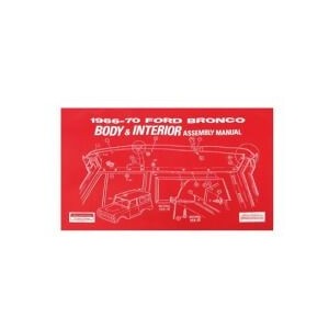 1966 Bronco Body/int Manual SCOTT DRAKE CLASSIC AM-149