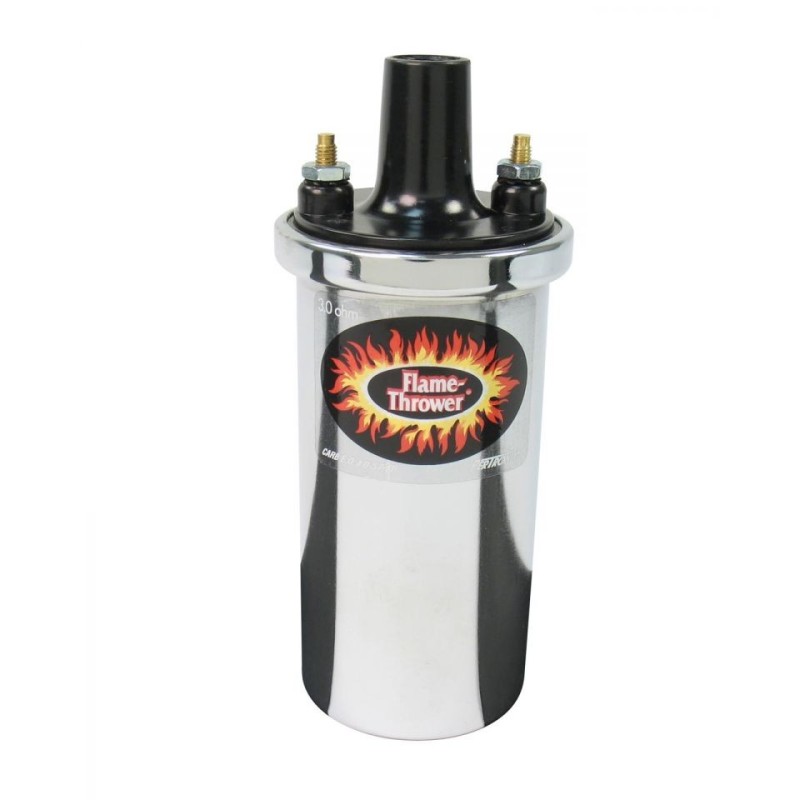 BOBINE HAUTE TENSION CHROME 40 000v 3 ohms Flame-Thrower Ignition Coils PERTRONIX 40501