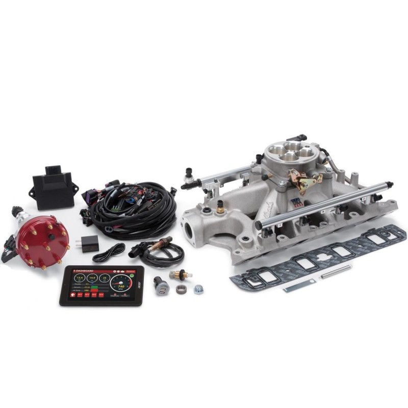 FORD V8 351 W KIT INJECTION MULTIPOINTS Fuel Injection System Pro-Flo 4 EFI Systems 351 windsor EDELBROCK 35950