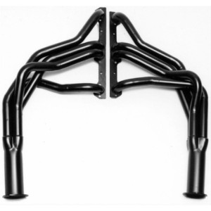CHEVROLET SMALLBLOCK CHEVY HEADERS STREET LONG TUBE STEEL TEMPORARY PAINT Hedman 69060
