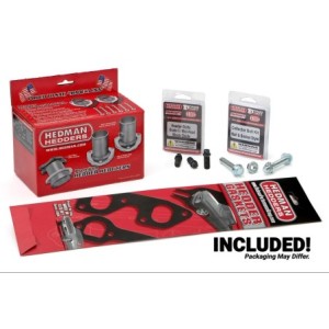 CHEVROLET SMALLBLOCK CHEVY HEADERS STREET LONG TUBE STEEL TEMPORARY PAINT Hedman 69060
