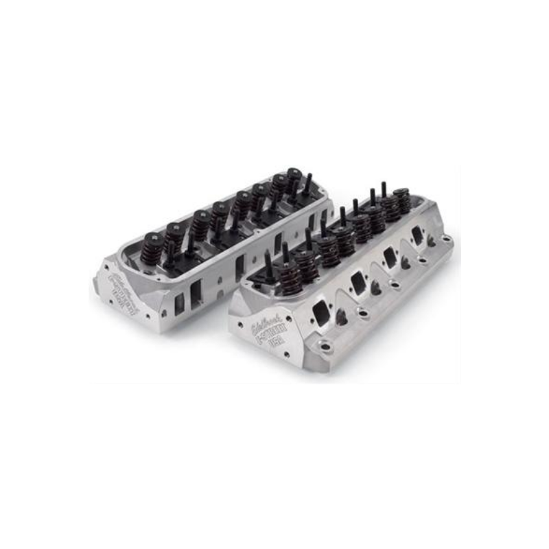 FORD MUSTANG 289 302 351W KIT PAIRE DE CULASSES ALUMINIUM PERFORMANCE EDELBROCK PAIRE EDL-5023 Cylinder Heads