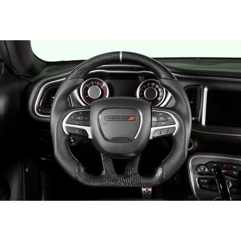 Drake Muscle Cars STEERING WHEEL - CARBON FIBER CH950-17
