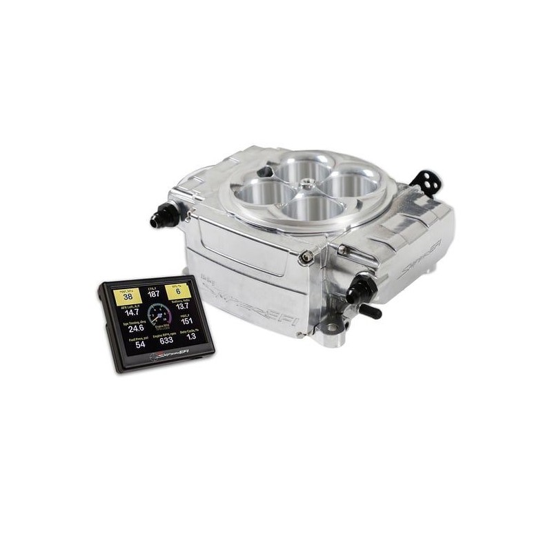 NOUVEAU SNIPER 2 CONVERSION CARBURATEUR A INJECTION EFI 4BBL Self-Tuning kit + Handheld EFI monitor Shiny Finish Sniper Max 600C