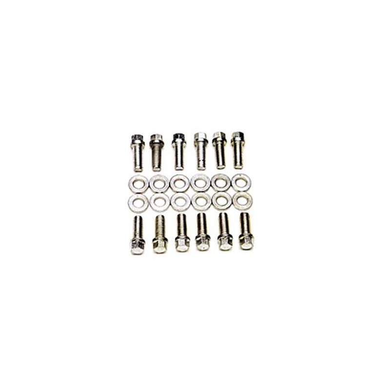 CHEVROLET V8 SMALL BLOCK 1963-2001 KIT VISSERIE COLLECTEUR ADMISSION Intake Manifold Bolt Set Small Block EDELBROCK 8504