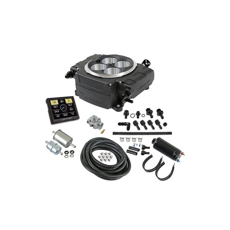 SNIPER 2 CONVERSION CARBURATEUR A INJECTION EFI 4BBL Self-Tuning kit + Handheld EFI monitor Sniper Max 600CH HOLLEY 550-510-3XX