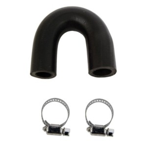 CHEVROLET V8 LS DERIVATION DE TUYAU DE CHAUFFAGE NOIR AVEC COLLIERS Summit Racing™ Heater Bypass Hoses SUM-294202