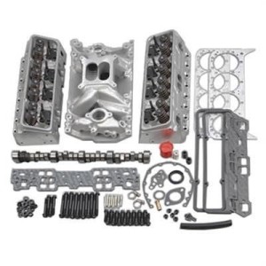435HP CHEVROLET V8 SMALL BLOCK 327 350 KIT PUISSANCE 435HP CULASSE ALUMINIUM EQUIPEE + ADMISSION + ARBRE A CAMES + JOINTS + VISS
