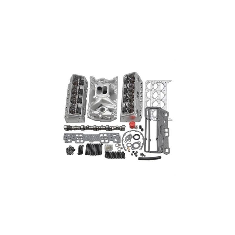 435HP CHEVROLET V8 SMALL BLOCK 327 350 KIT PUISSANCE 435HP CULASSE ALUMINIUM EQUIPEE + ADMISSION + ARBRE A CAMES + JOINTS + VISS