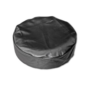 FORD MUSTANG 1969-1973 COUVRE PNEUMATIQUE NOIR Space saver Tire cover black SCOTT DRAKE TC-BLK-SS