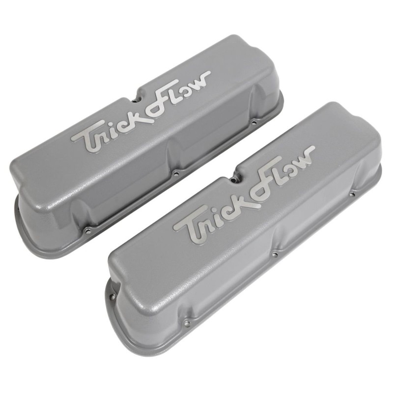 FORD V8 221 255 260 302 351 PAIRE DE CACHE CULBUTEURS HAUTEUR ÉLEVÉ EN FONTE D'ALUMINIUM Trick Flow® Cast Aluminum Valve Covers