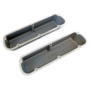 FORD V8 221 255 260 302 351 PAIRE DE CACHE CULBUTEURS HAUTEUR ÉLEVÉ EN FONTE D'ALUMINIUM Trick Flow® Cast Aluminum Valve Covers