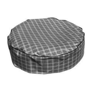FORD MUSTANG 1964-1973 COUVRE PNEUMATIQUE STYLE PLAID 14 POUCES VINYLE Tire cover Plaid 14 Pouces Vinyl SCOTT DRAKE TC-PLD-14V