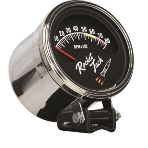 COMPTE-TOURS UNIVERSEL 86MM 4 OU 6 CYLINDRES ET V8 AVEC RETROECLAIRAGE 8000 TOURS Classic Instruments Rocket Tachometers RT80SLF