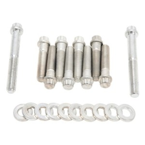FORD V8 390 427 428 KIT BOULONS DE COLLECTEUR D'ADMISSION EN ACIER Edelbrock Intake Manifold Bolt Kits 8536