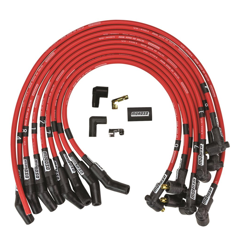 SET DE FILS D'ALLUMAGE CONNECTEUR FEMELLE Ultra 40 Unsleeved Custom-Fit Wire Sets femal socket MOROSO 73696