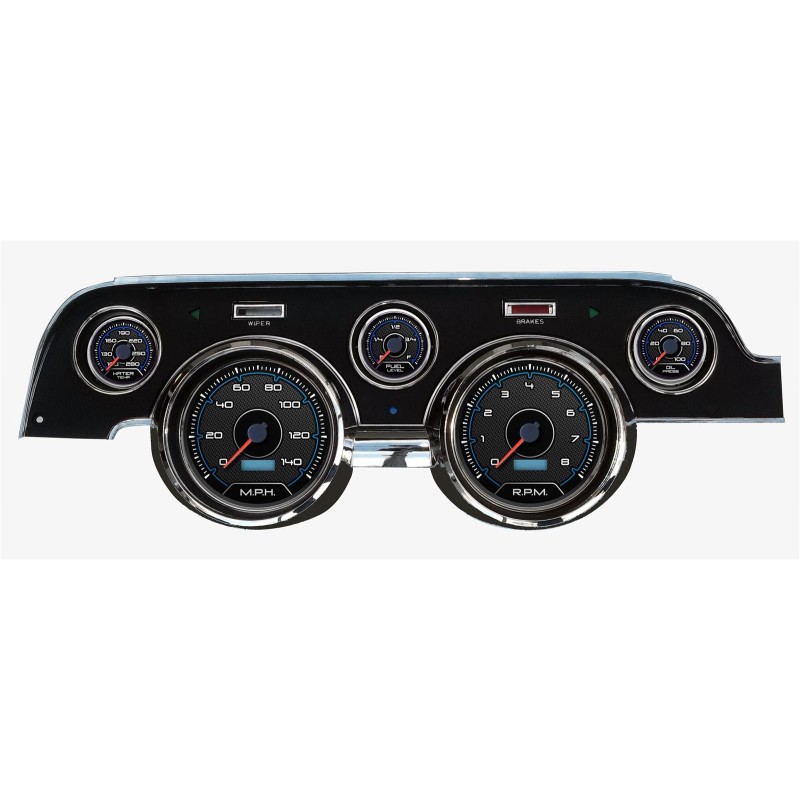 FORD MUSTANG 1967-1968 COMPTEUR DIGITALE EN MILES New Vintage USA Mustang Gauge Packages 20707-05