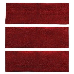 FORD MUSTANG 1965-1968 FASTBACK MOQUETTE DE BANQUETTE RABATTABLE ROUGE 100% NYLON Fold down seat carpet 8118260 615