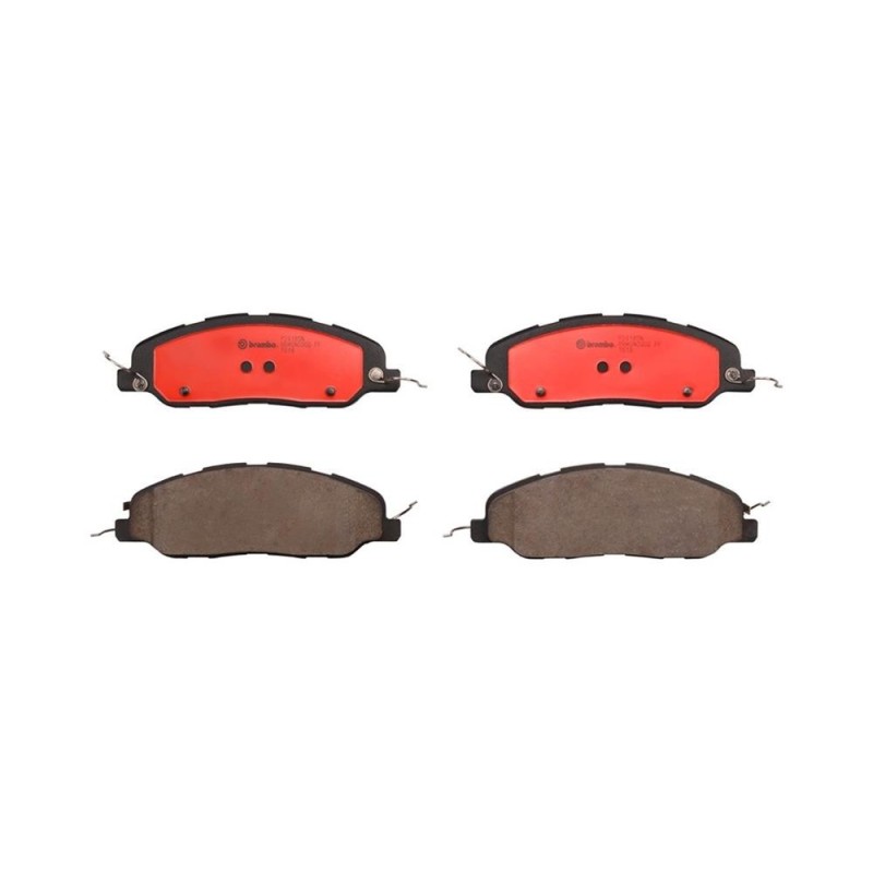 FORD MUSTANG 2005-2014 V6 227 245 V8 281 330 KIT DE PLAQUETTES DE FREIN AVANT EN CÉRAMIQUE BREMBO NAO Ceramic Brake Pads P24181N