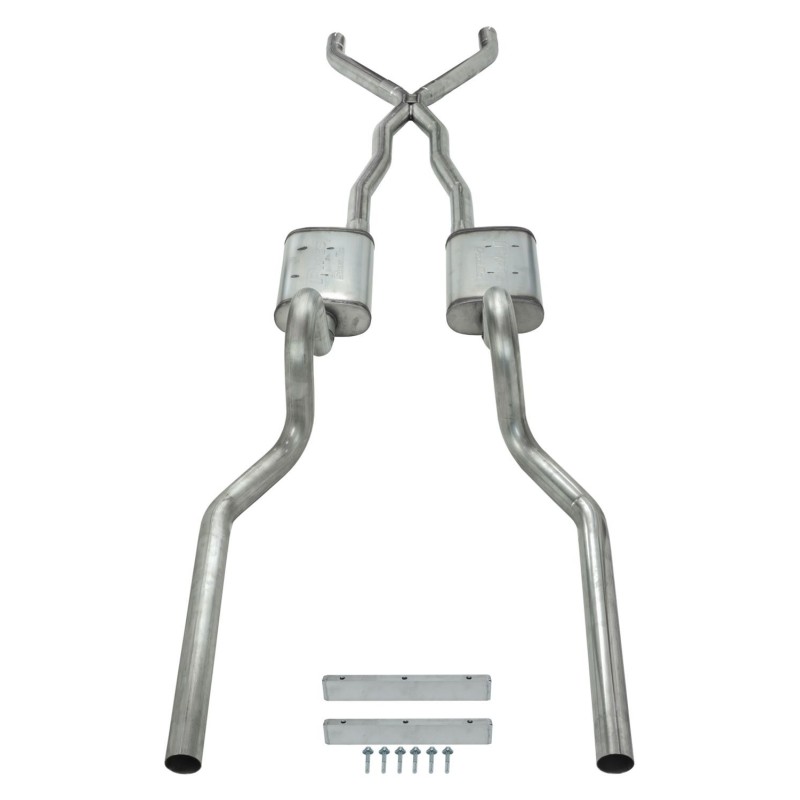 FORD MUSTANG 1965-1970 CABRIOLET Ligne d'échappement inox Street Pro Pypes Exhaust SFM05S