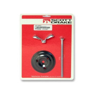 FORD MUSTANG 1964-1965 KIT DE MONTAGE DE SUPPORT DE ROUE DE SECOURS Spare tire mounting kit carriage bolt style SCOTT DRAKE C4ZZ