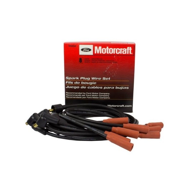FORD MUSTANG 1967-1973 V8 289 302 351 390 427 428 429 CABLES D ALLUMAGE Spark plug wire sets without smog MOTORCRAFT CONNECTEUR