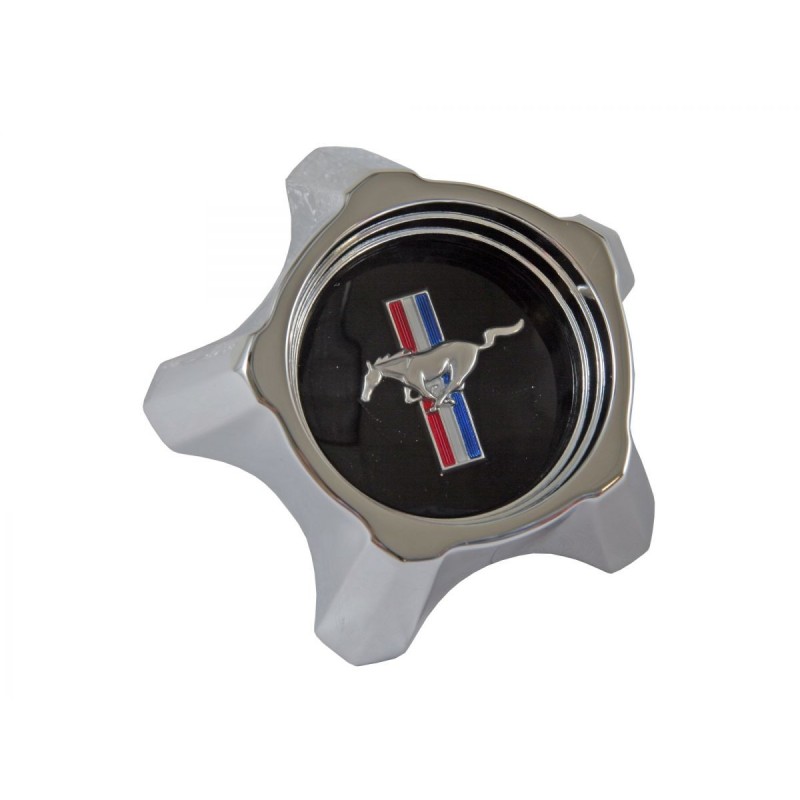 FORD MUSTANG 1967 CAPS CACHE MOYEU DE JANTE STYLED STEEL WHEEL NOIR Hub Cap Black Original Design SCOTT DRAKE C7ZZ-1130-B