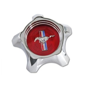 FORD MUSTANG 1967 CAPS CACHE MOYEU DE JANTE STYLED STEEL WHEEL ROUGE Hub Cap Red SCOTT DRAKE C7ZZ-1130-R