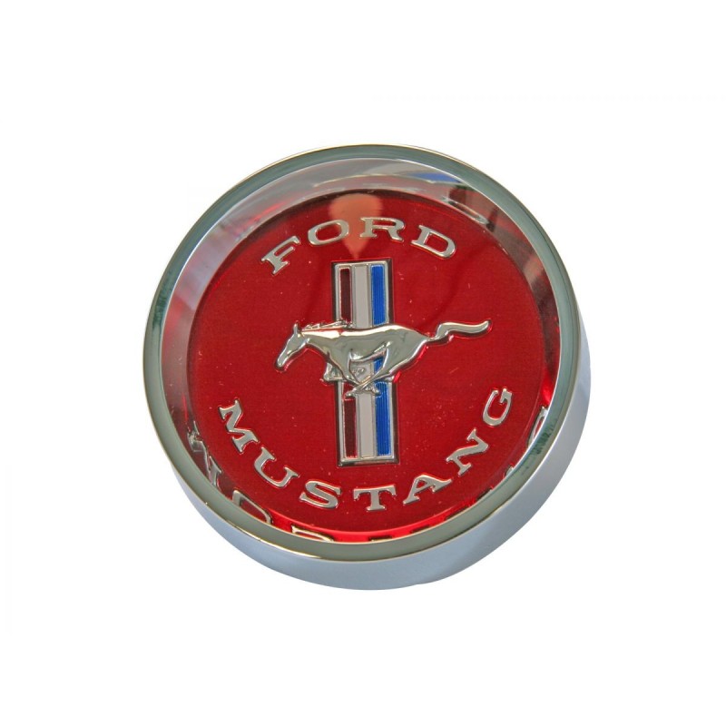 FORD MUSTANG 1964-1966 CAPS CACHE MOYEU DE JANTE STYLED STEEL WHEEL ROUGE Hubcap red fits plastic hubcap SCOTT DRAKE C5ZZ-1130-W
