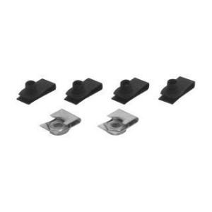 FORD MUSTANG 1964-1968 CAVALIER AGRAFE PRISONNIER DE MONTAGE DE PARE CHOC Bumper Guard Hardware Kit Clips SCOTT DRAKE 370328-K D