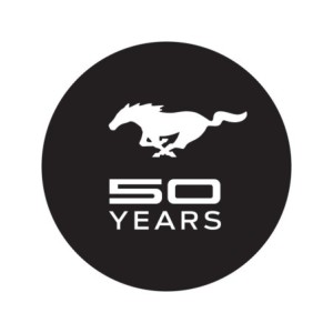 FORD MUSTANG 1964-2015 AUTOCOLLANT 50 ANS MUSTANG 50 years Windshield Decal SCOTT DRAKE 50YEARS-DECAL