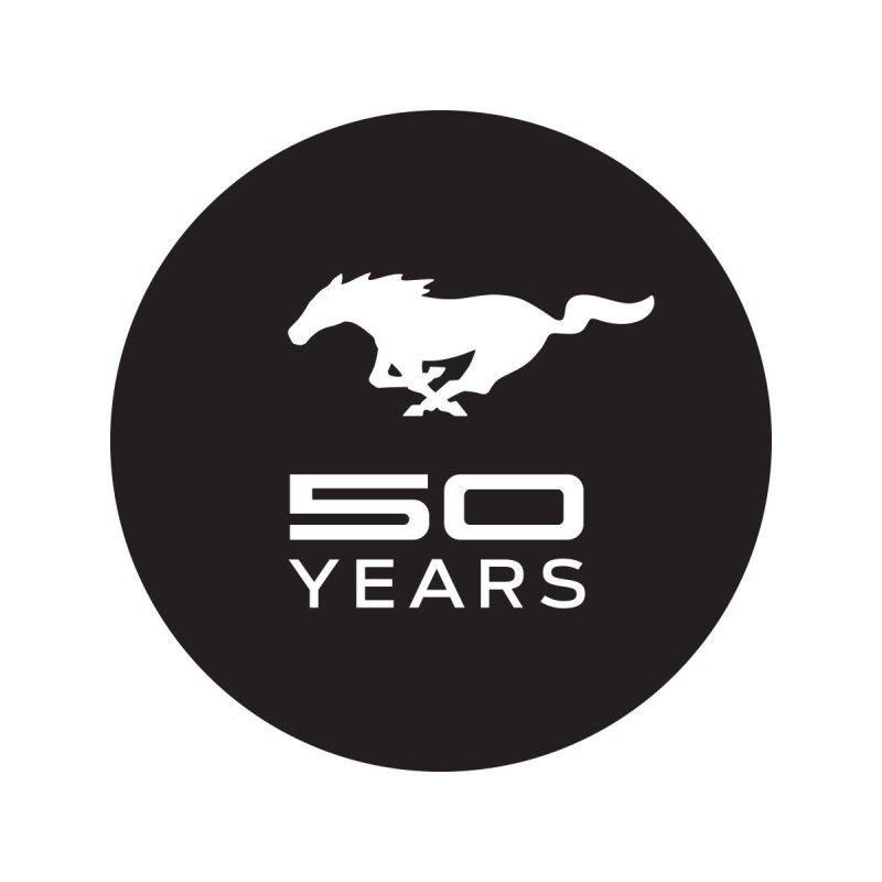 FORD MUSTANG 1964-2015 AUTOCOLLANT 50 ANS MUSTANG 50 years Windshield Decal SCOTT DRAKE 50YEARS-DECAL