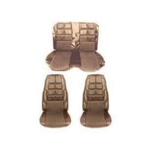 FORD MUSTANG 1970 CABRIOLET SET DE COUVRE SIEGES DELUXE GINGEMBRE Deluxe full set convertible upholstery Ginger SCOTT DRAKE 70CV