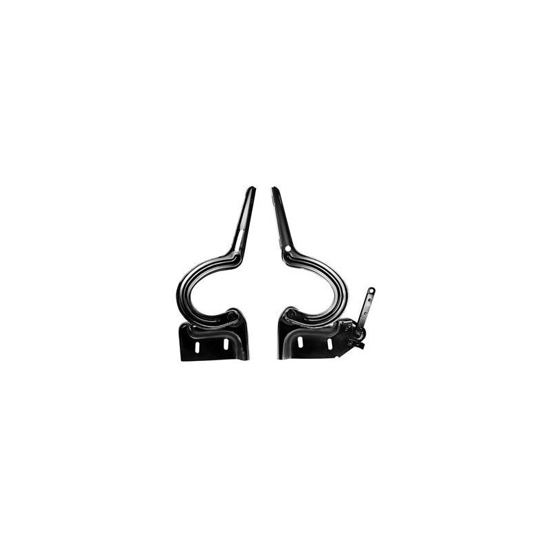 FORD MUSTANG 1964-1966 FASTBACK PAIRE DE CHARNIERES COMPAT DE COFFRE MALE ARRIERE Trunk Lid Hinges pair SCOTT DRAKE C5ZZ-6342700