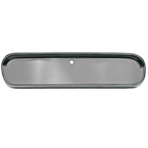 FORD MUSTANG 1964-1966 PORTE DE BOITE A GANTS METAL AVEC FACADE ALUMINIUM BROSSE PLATE Glove Box Door Aluminium Face SCOTT DRAKE