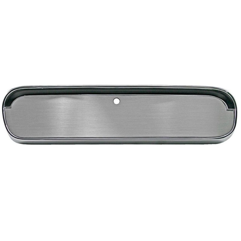 FORD MUSTANG 1964-1966 PORTE DE BOITE A GANTS METAL AVEC FACADE ALUMINIUM BROSSE PLATE Glove Box Door Aluminium Face SCOTT DRAKE