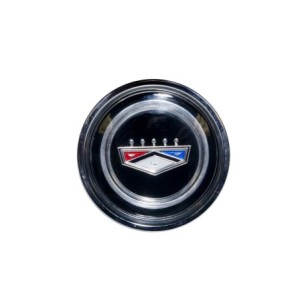 FORD MUSTANG 1964-1973 CENTRE D'ENJOLIVEUR NOIR Crest Hub Cap Black SCOTT DRAKE C6BZ-1130-BK
