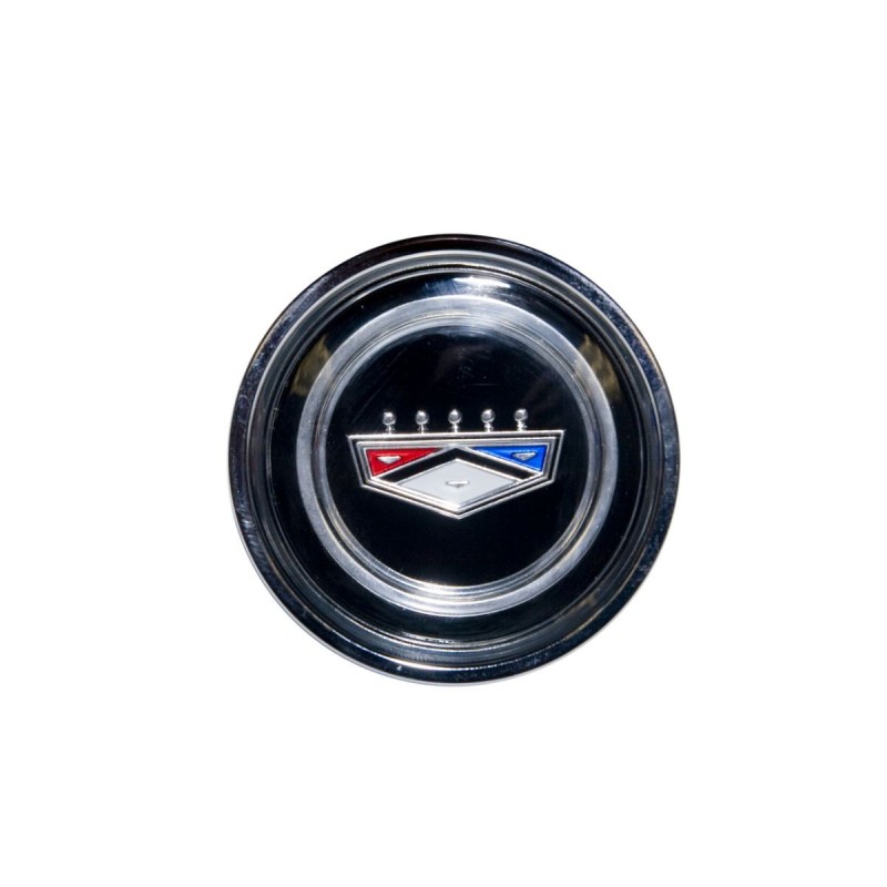 FORD MUSTANG 1964-1973 CENTRE D'ENJOLIVEUR NOIR Crest Hub Cap Black SCOTT DRAKE C6BZ-1130-BK