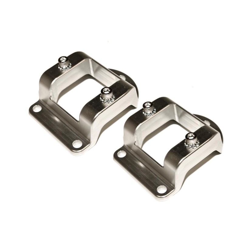 FORD MUSTANG 1967-1970 PAIRE DE SUPPORTS D AMORTISSEUR AVANT ALUMINIUM Billet Shock Tower Caps SCOTT DRAKE C7ZZ-18A017-BL